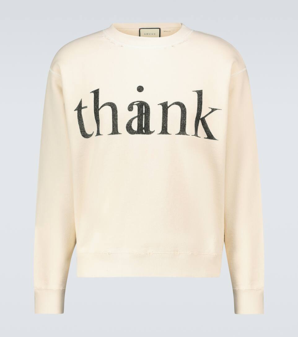 white gucci crewneck sweatshirt