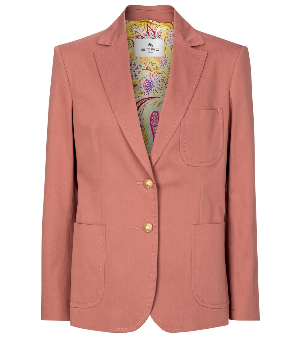 Stretch-Cotton Blazer | Etro - Mytheresa