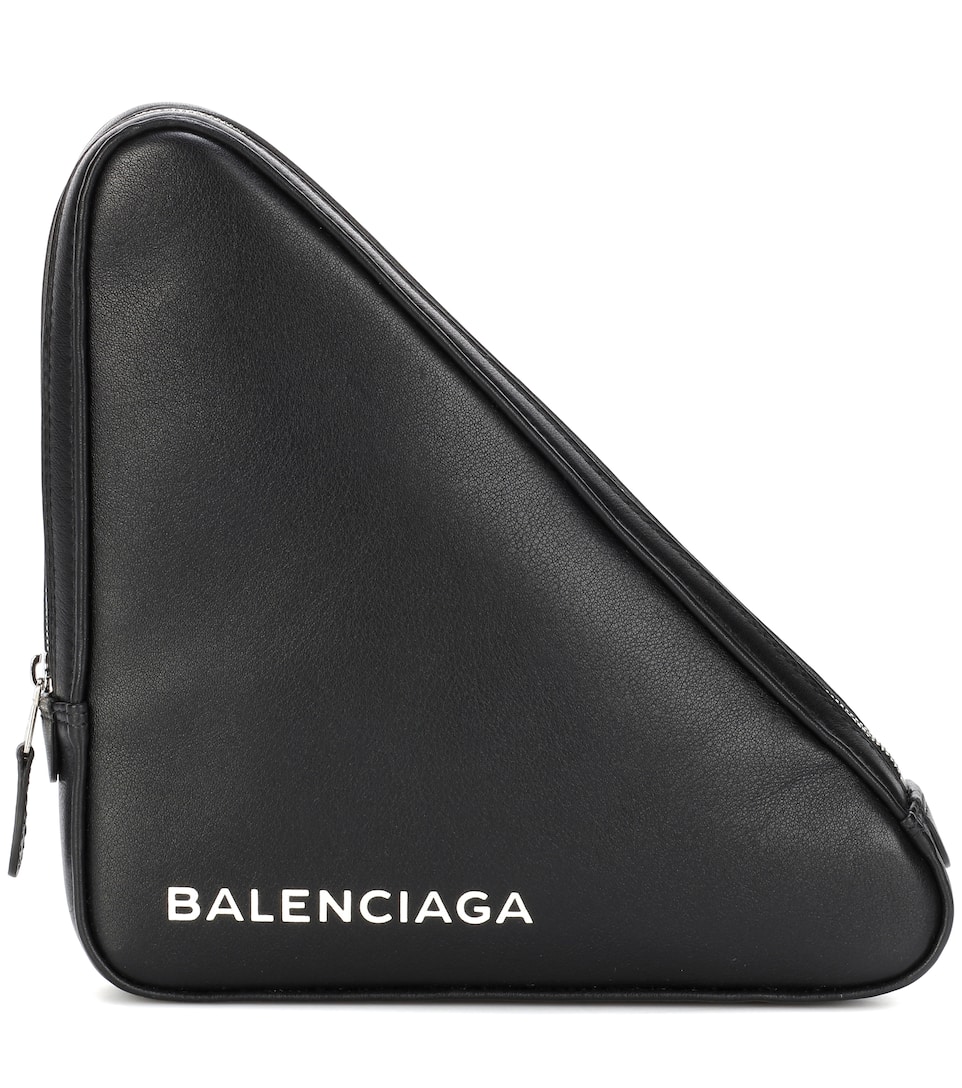 Cuero Clutch De Triángulo M M Cuero Clutch Triángulo Triángulo De RIgzqUw