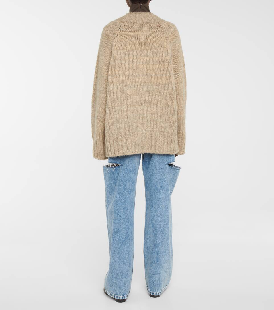 maison margiela mohair cardigan