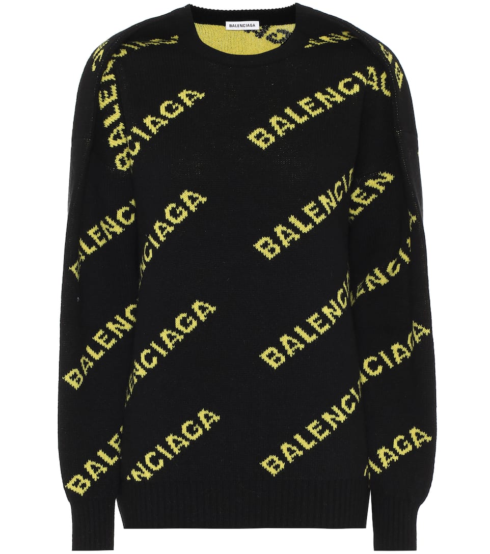 balenciaga jacquard t shirt