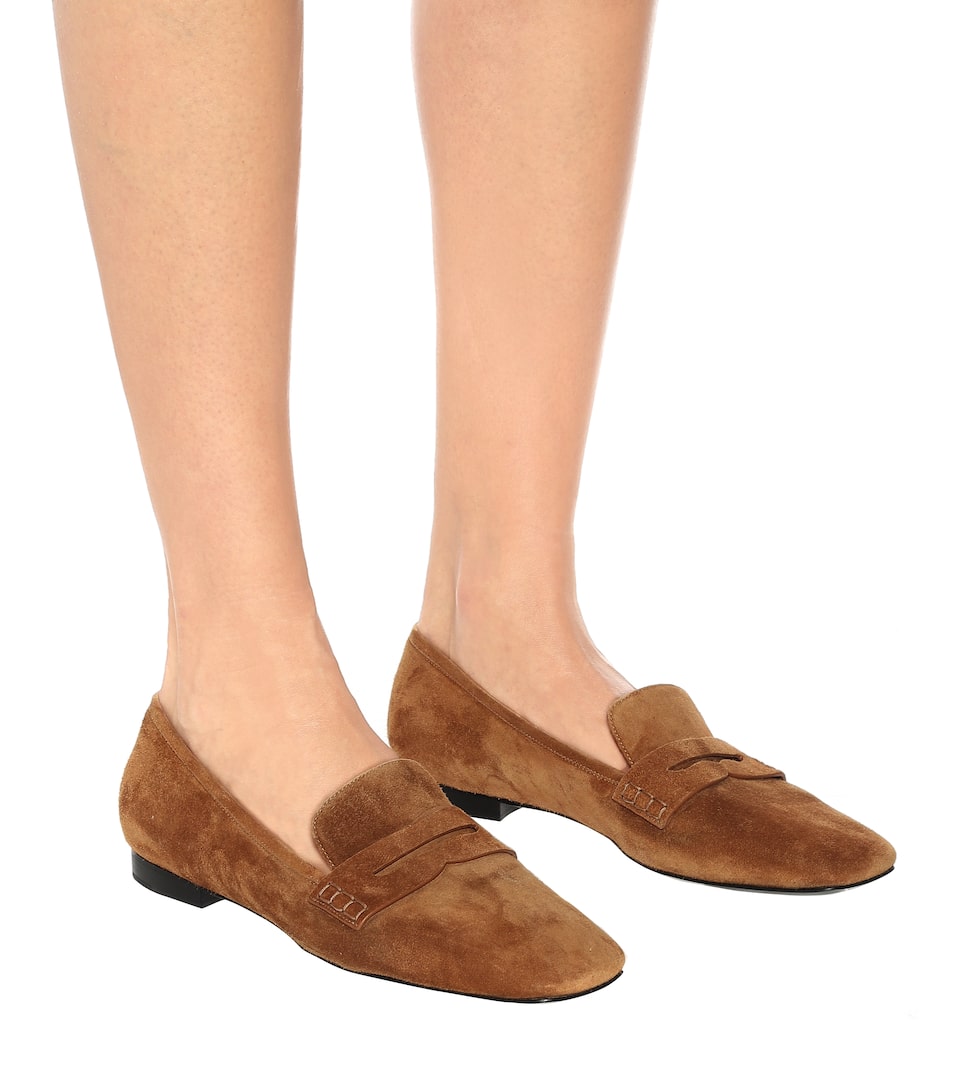 Khaite suede loafers clearance