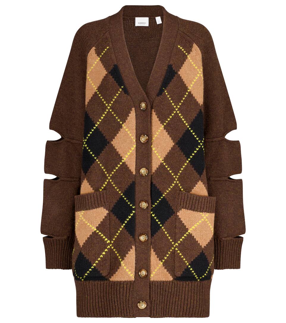 burberry argyle sweater