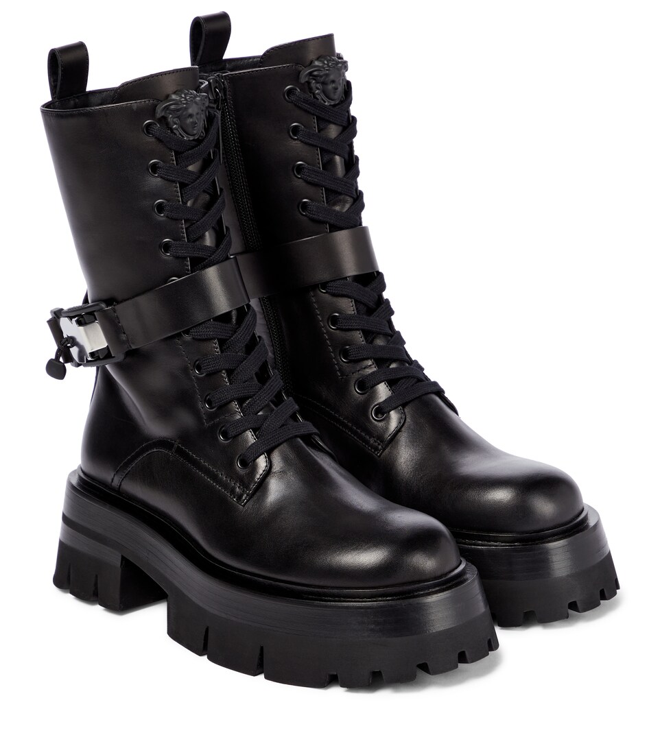 versace black boots