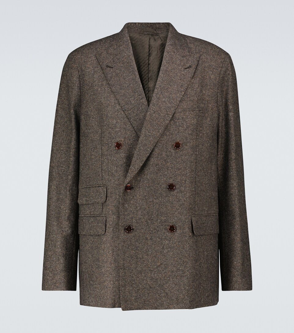 acne double breasted blazer