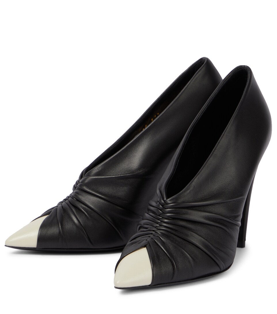 Saint Laurent - Indya 100 leather pumps 
