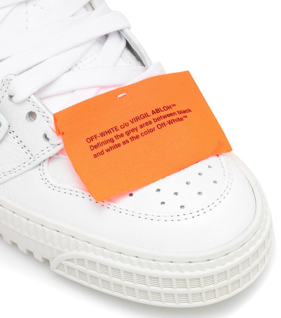 off white high 3.0 canvas sneakers