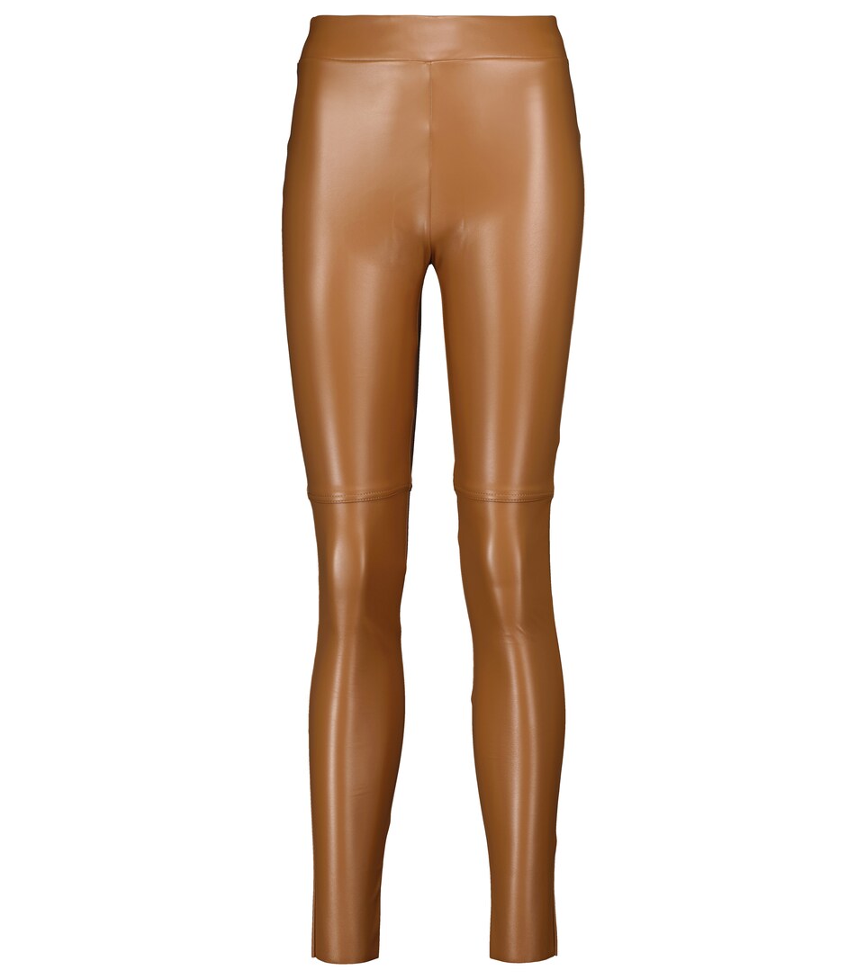 Wolford - Estella faux-leather leggings 