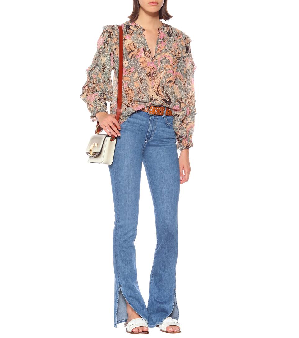 Et Blouse Johnson Imprimée En Soie Ulla Lara Coton lFu31JcKT