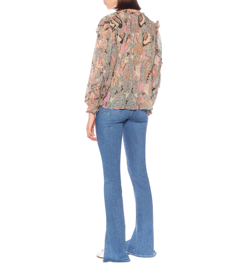 Et Blouse Johnson Imprimée En Soie Ulla Lara Coton lFu31JcKT