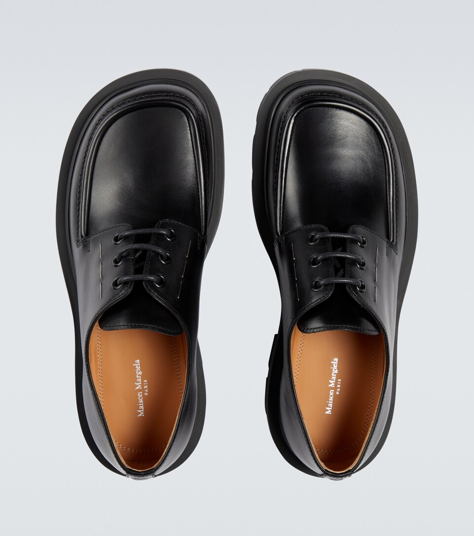 Maison Margiela - Leather Derby shoes | Mytheresa