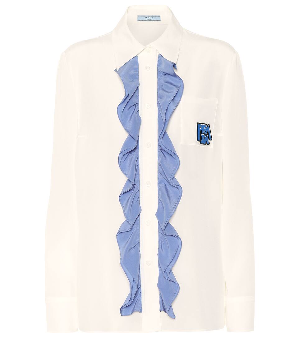 De En Chemise Soie Crêpe Prada dCeoxB