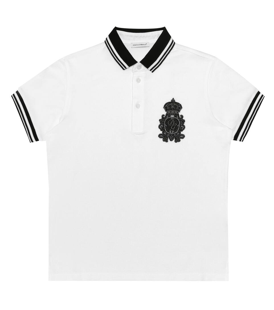 embroidered cotton polo shirts