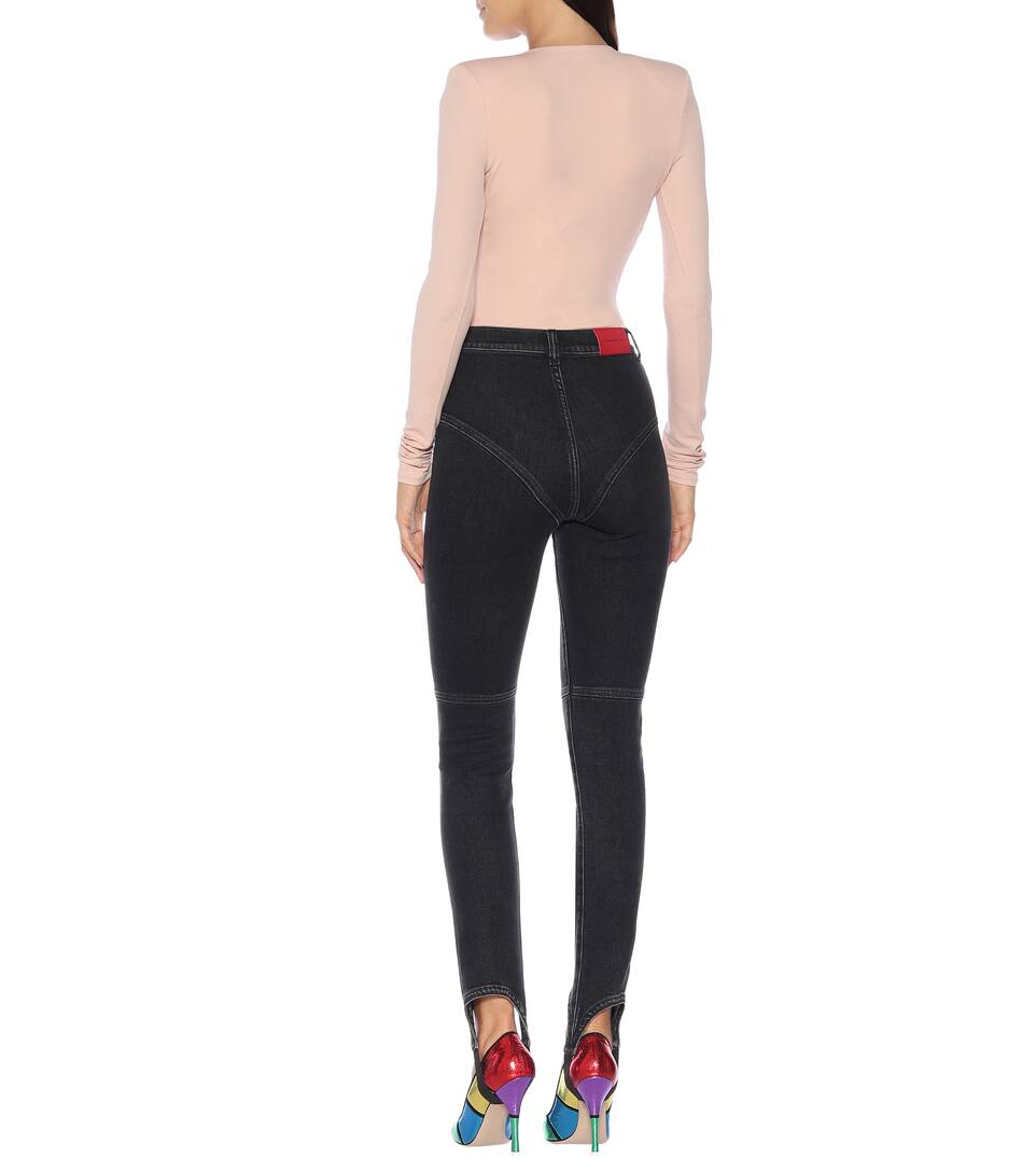 High-rise stirrup jeans High-rise stirrup jeans -