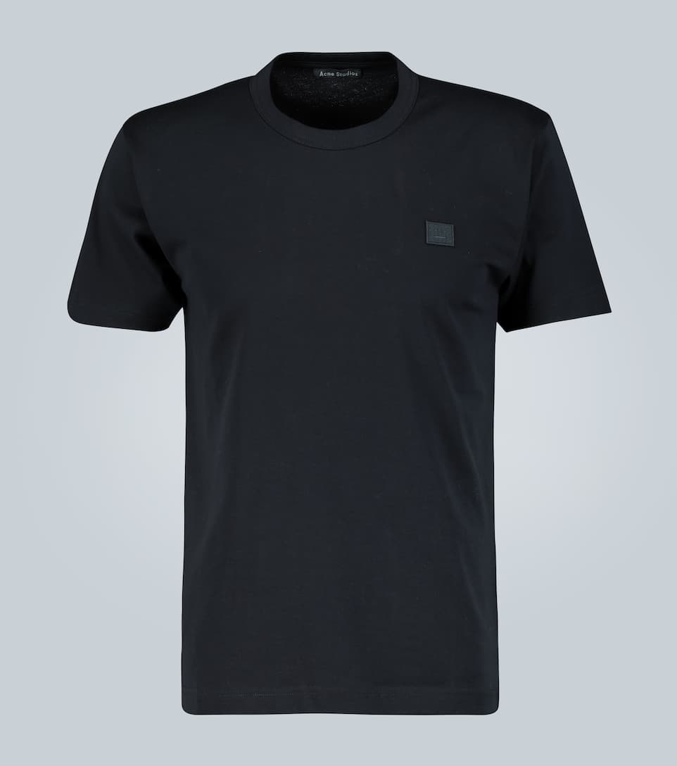 ACNE STUDIOS NASH FACE COTTON T-SHIRT,P00442505