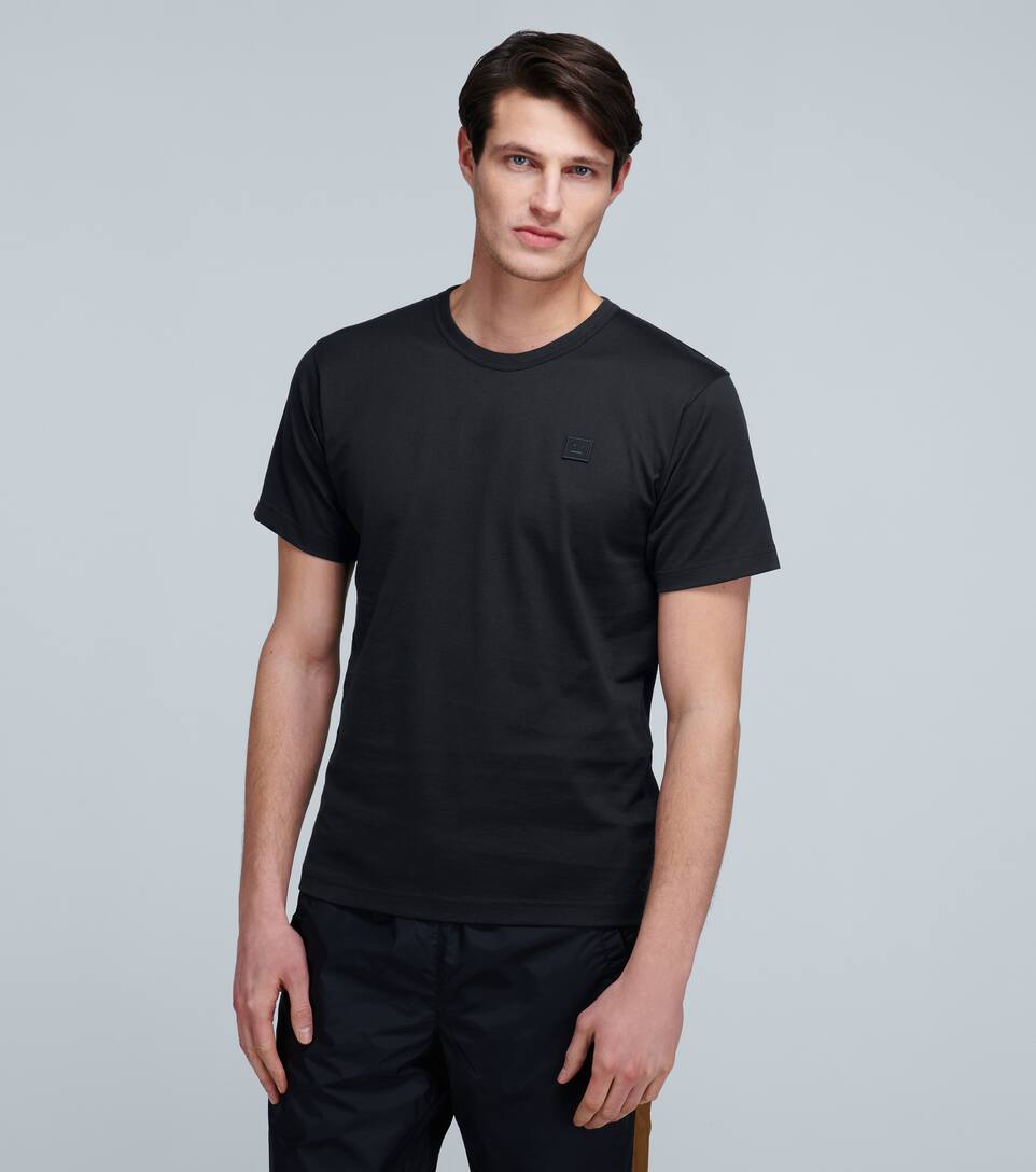 ACNE STUDIOS NASH FACE COTTON T-SHIRT,P00442505