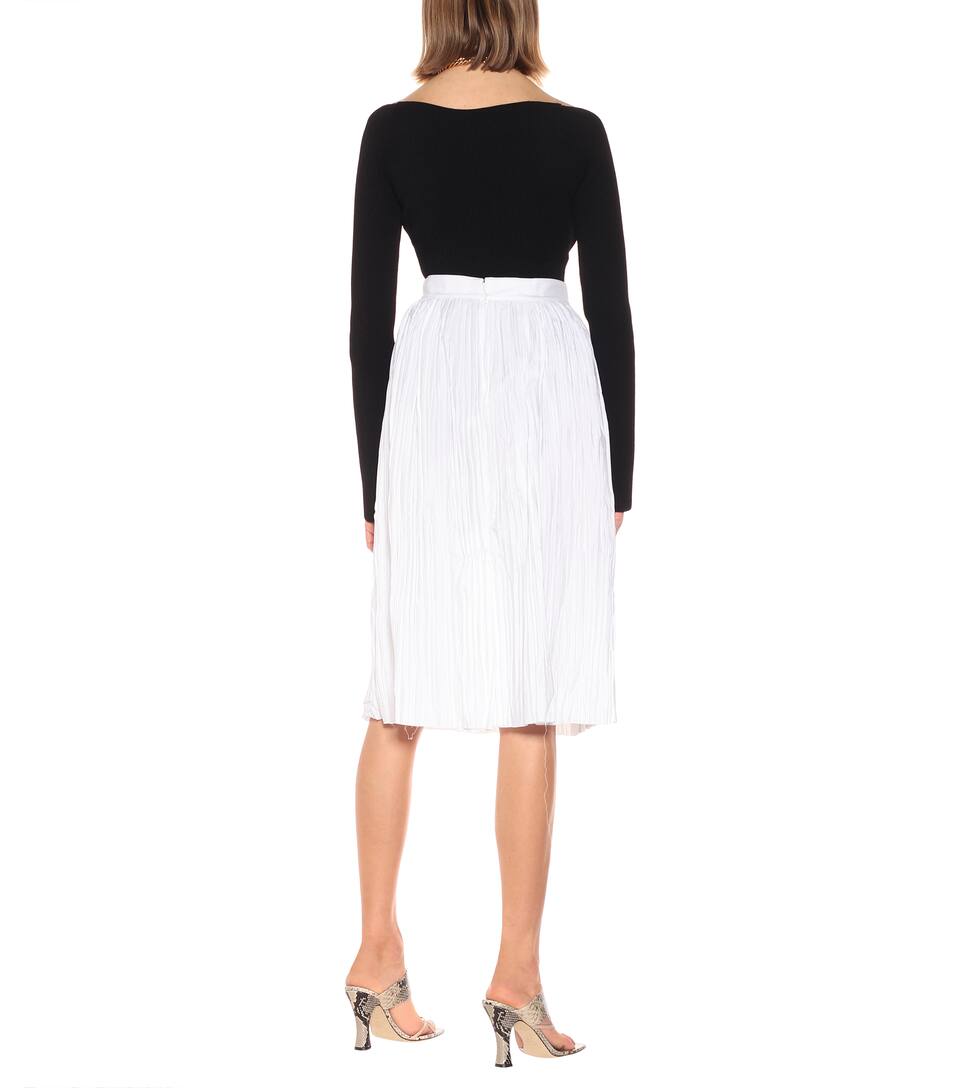 Khaite Sylvia highrise cottontwill skirt Mytheresa