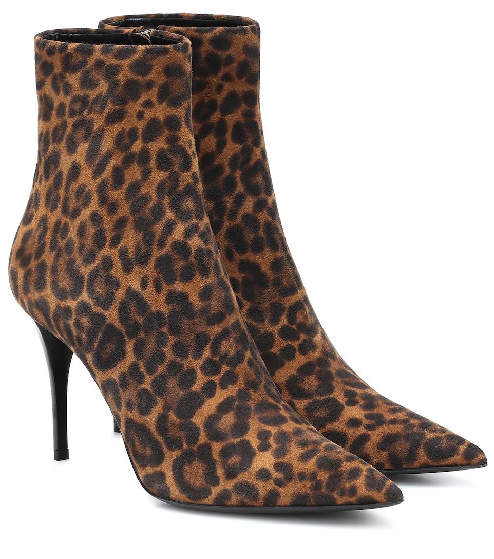 lexie leather leopard wedge