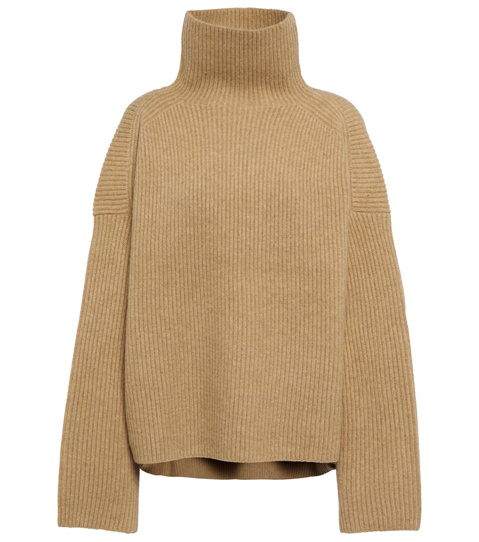 wide neck turtleneck sweater