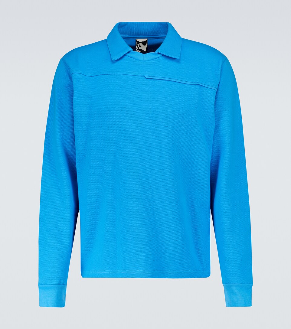 Stock V long-sleeved polo shirt | Mytheresa