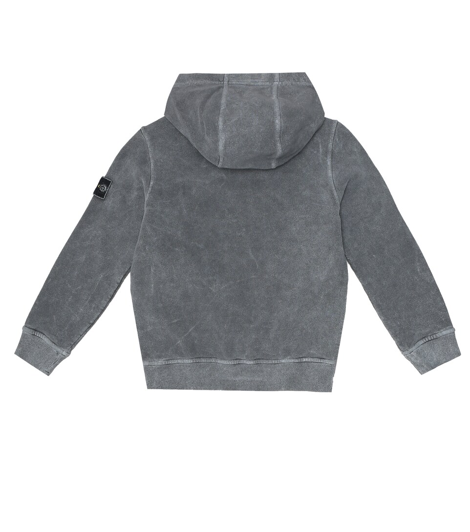 Stone Island Junior - Cotton hoodie | Mytheresa