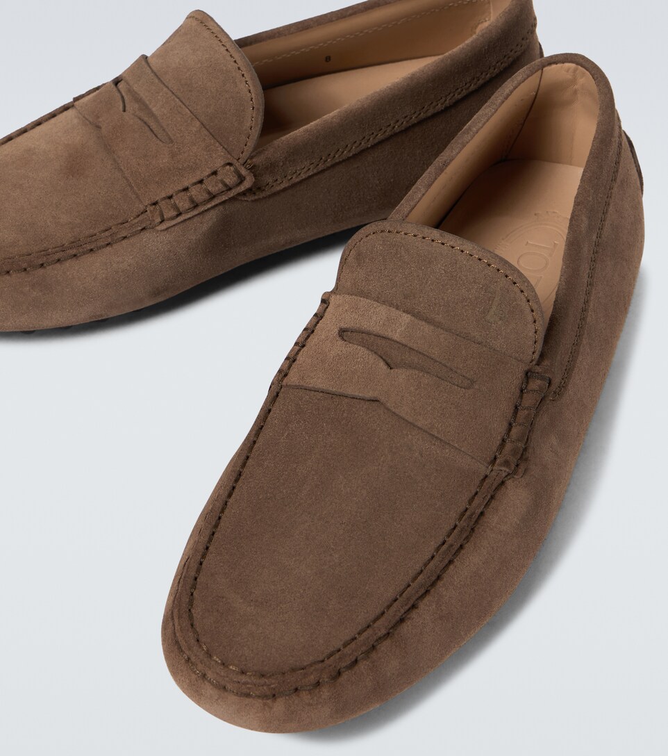 gommino driving shoes in suede