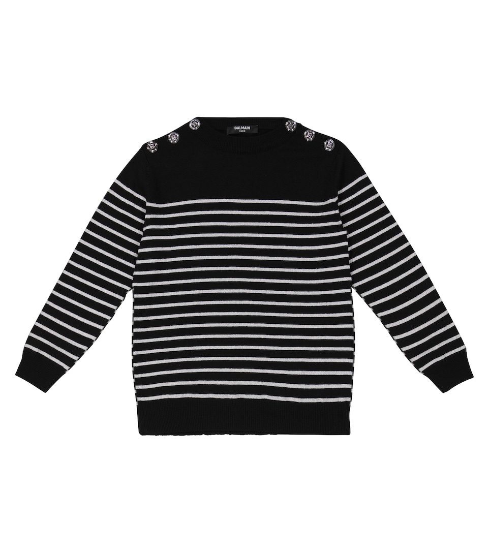 balmain striped sweater