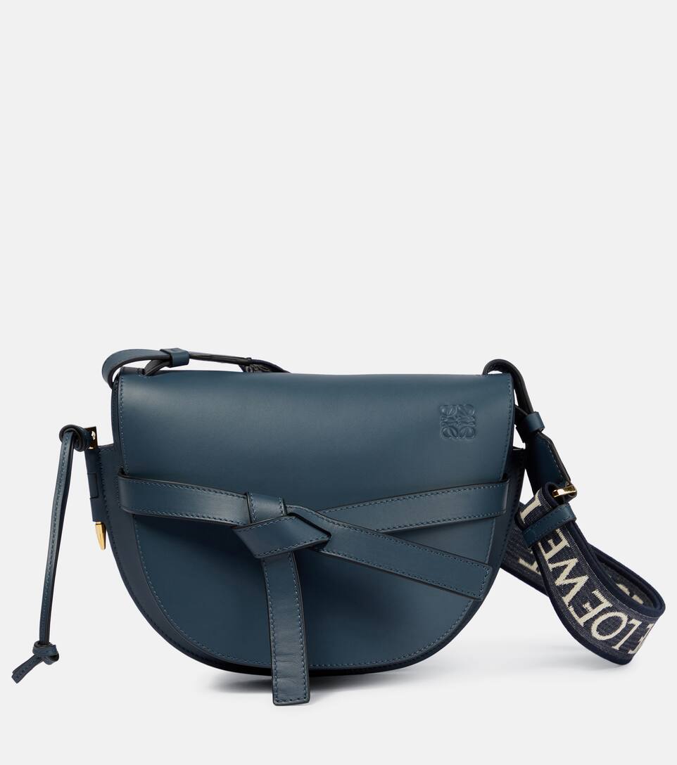 loewe mini gate leather saddle bag