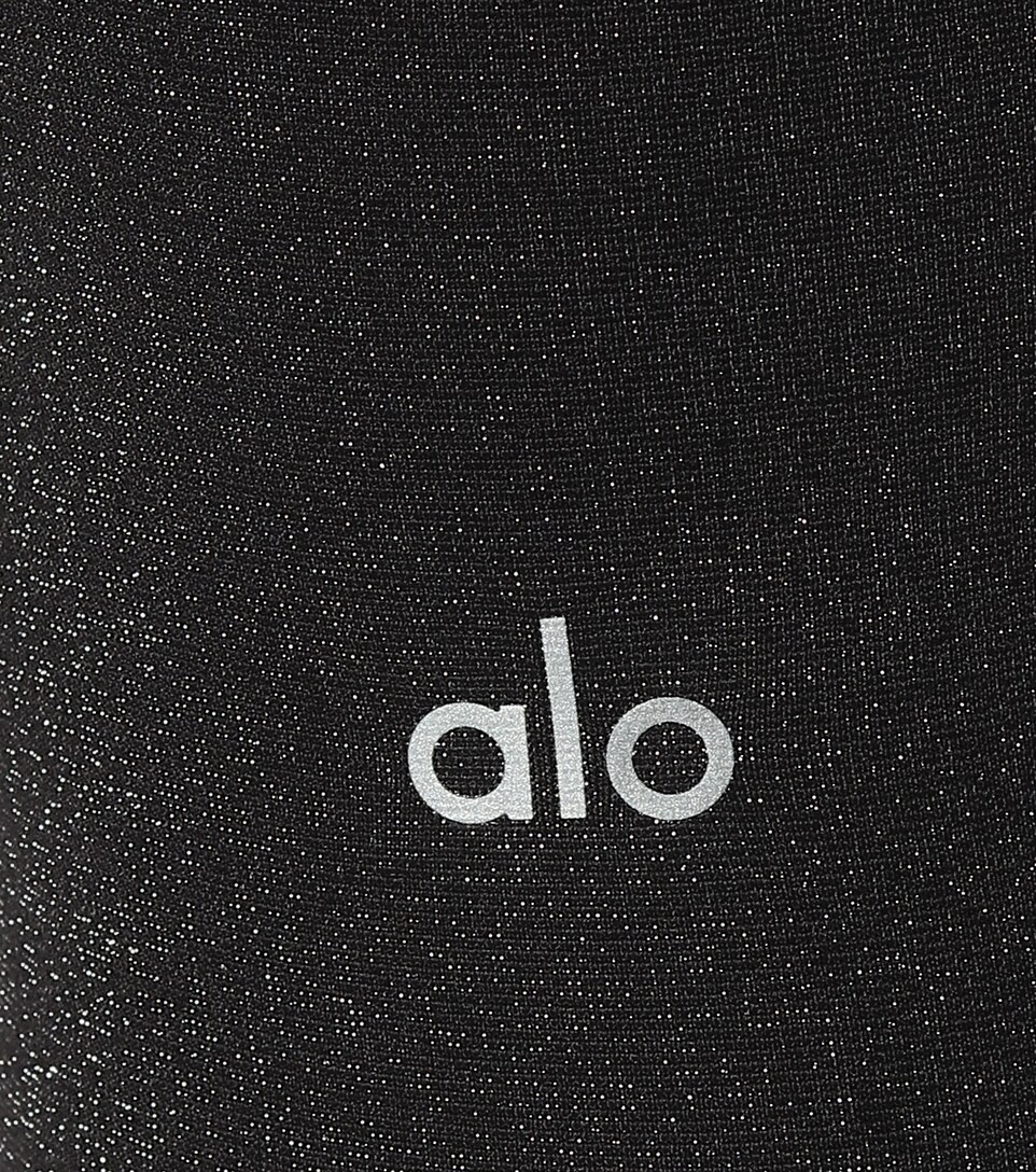 Alo Yoga - Glitter high-rise leggings 