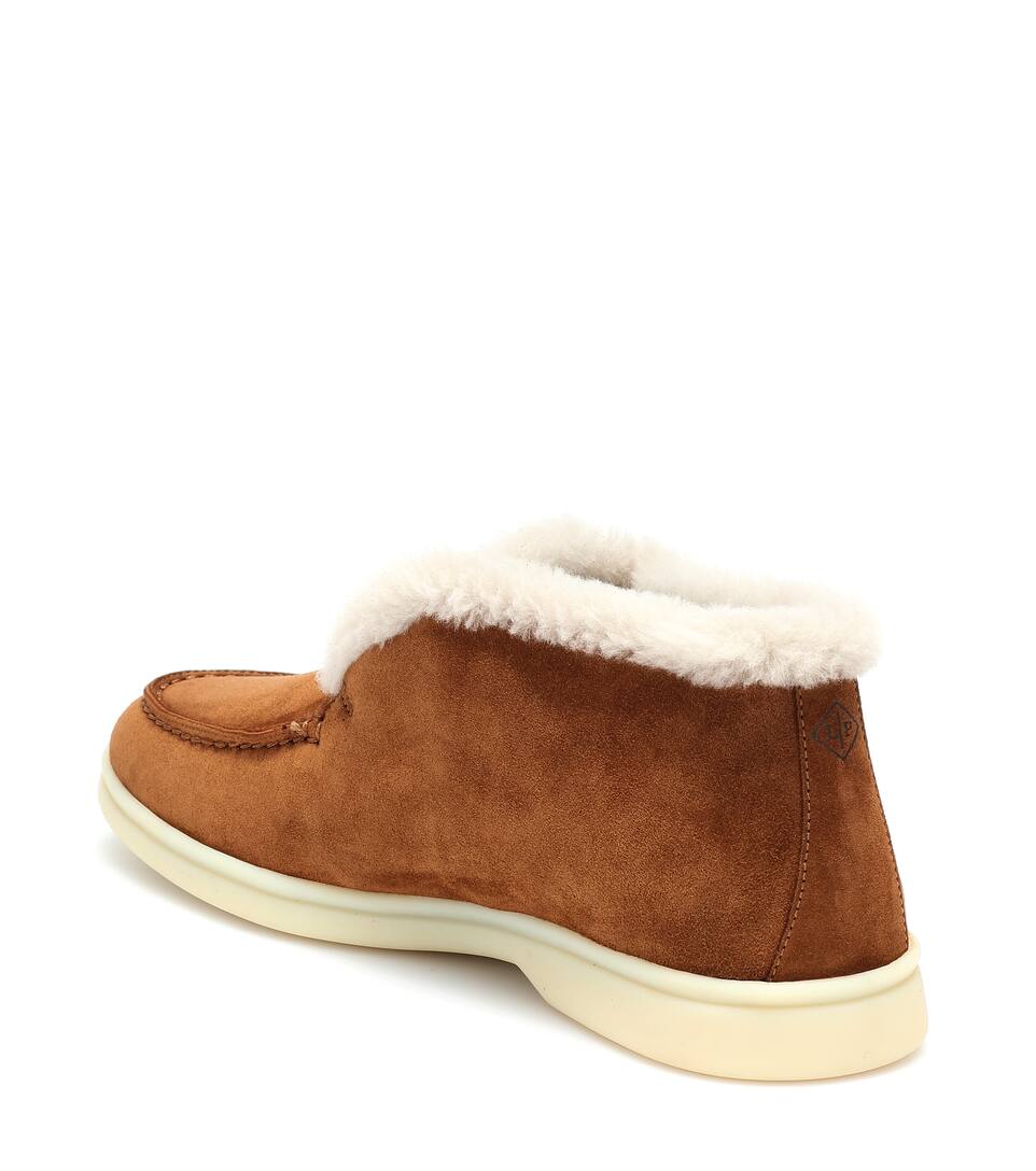 En Open Shearling Loro Bottines Piana Walk Daim Et erBQdCxoWE