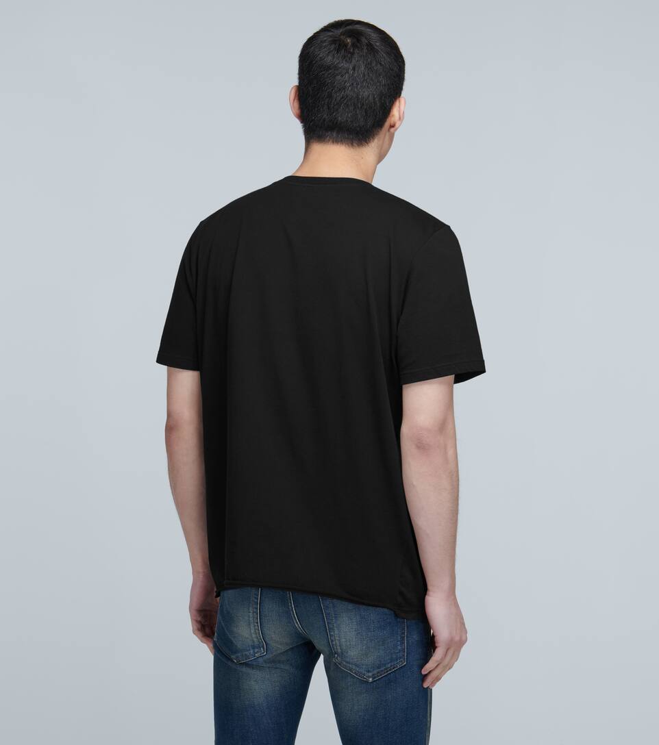 SAINT LAURENT MYSTIQUE COTTON T-SHIRT,P00441655