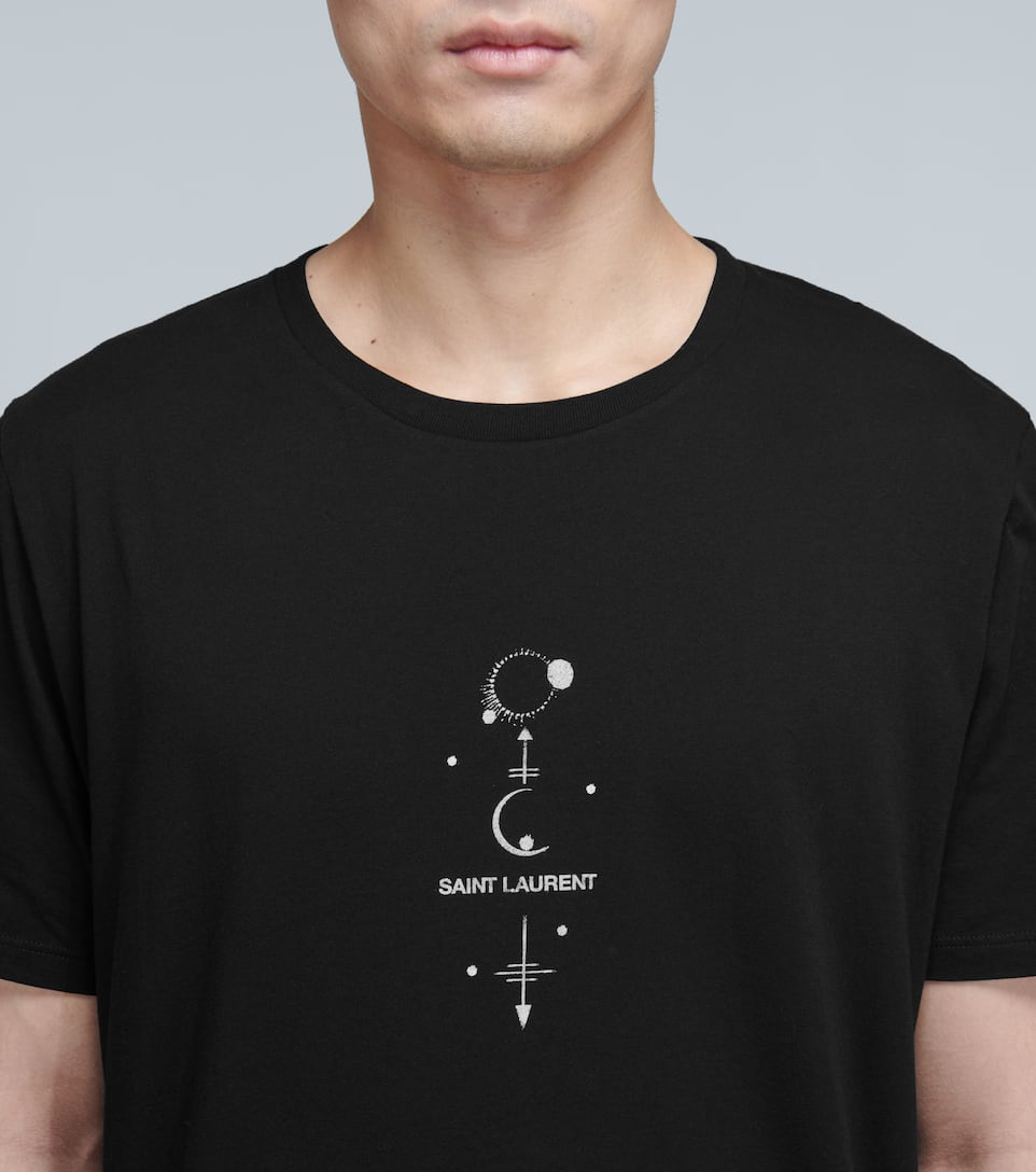 Mystique Cotton T Shirt Saint Laurent Mytheresa