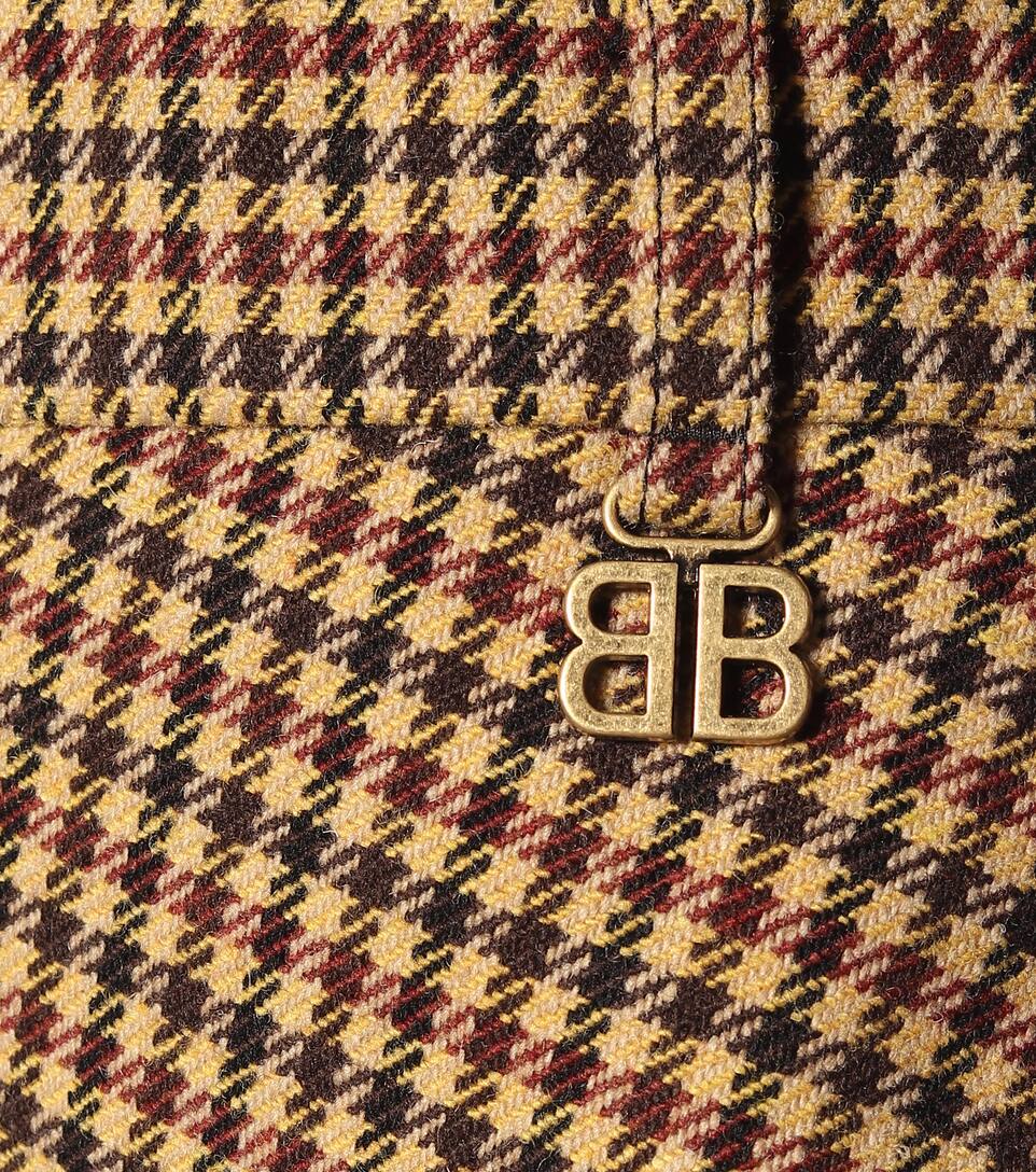 balenciaga houndstooth booties