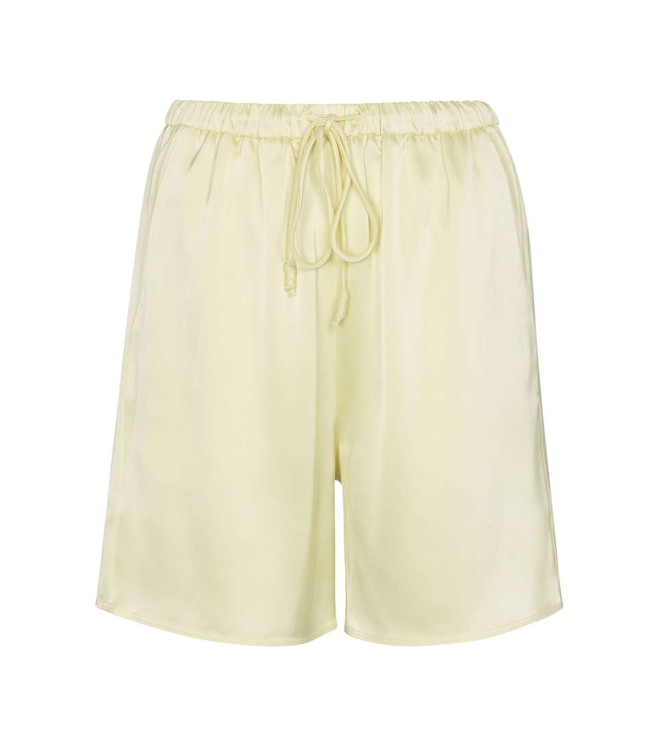 Emily drawstring satin shorts 
