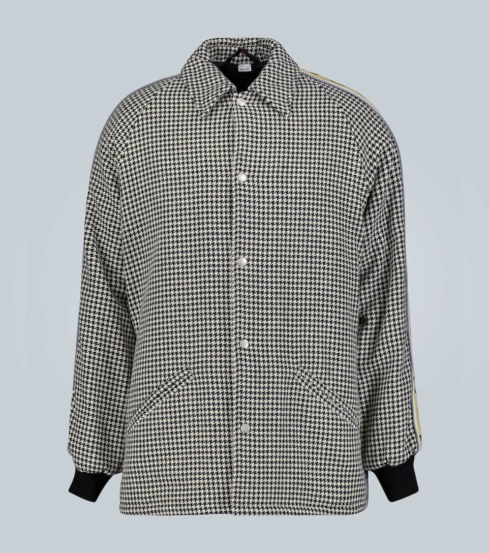 GUCCI COTTON-WOOL HOUNDSTOOTH JACKET,P00439762