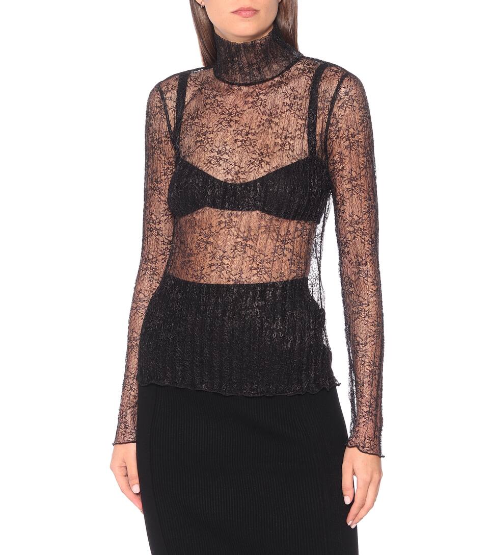 Jonathan simkhai sheer turtleneck clearance