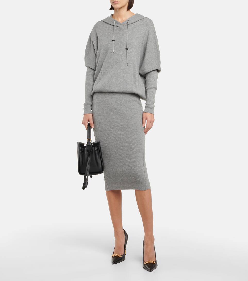 Cashmere hoodie dress clearance