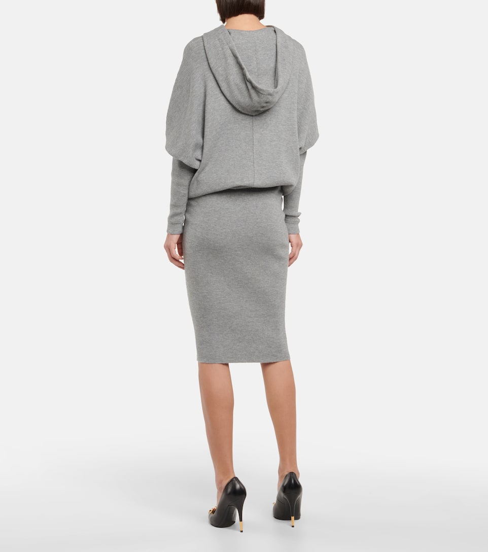 Cashmere hoodie dress clearance