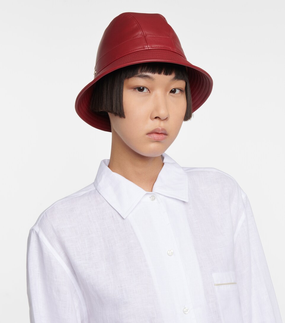 Loro Piana - Meryl leather bucket hat 