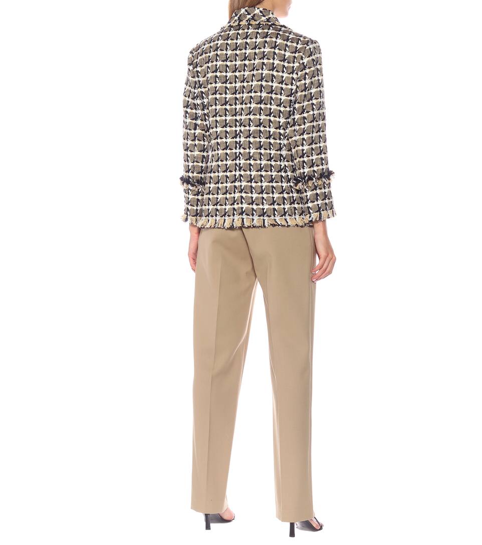 tweed carreaux Veste à en à Veste en carreaux tweed lKT1cJF3