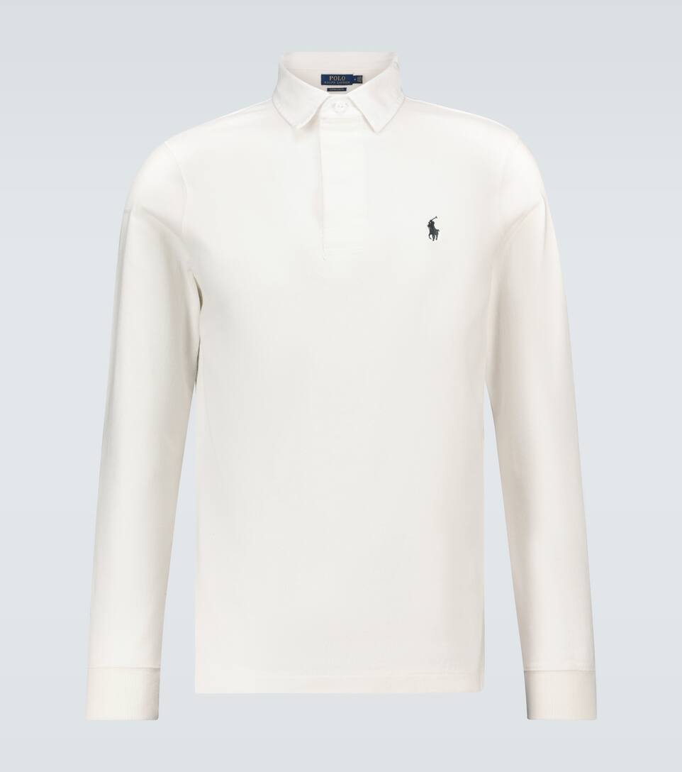 POLO RALPH LAUREN COTTON-JERSEY RUGBY SHIRT,P00457255