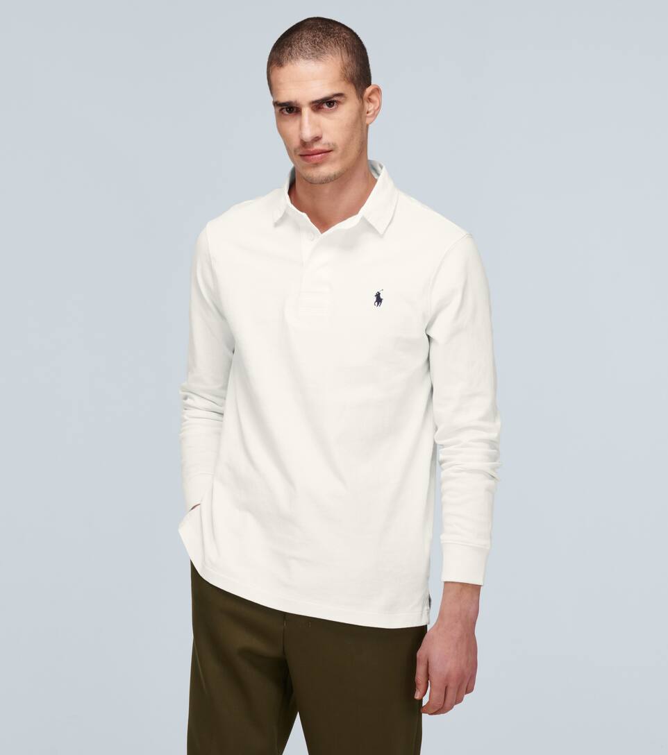 POLO RALPH LAUREN COTTON-JERSEY RUGBY SHIRT,P00457255