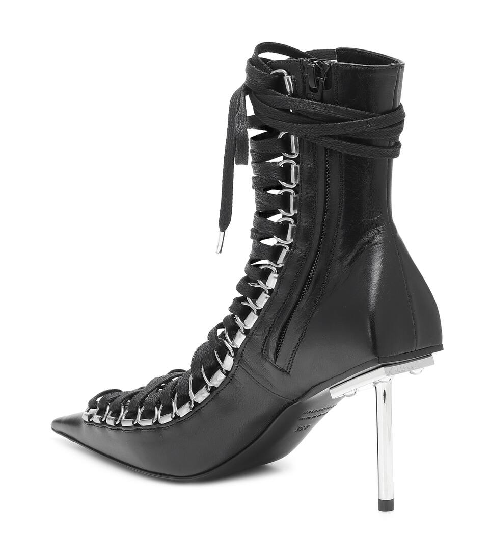 balenciaga corset booties