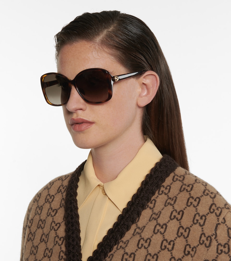Gucci - Rectangle sunglasses | Mytheresa