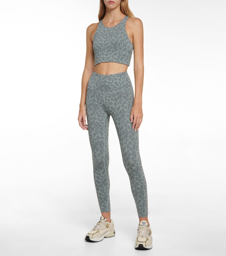 Varley - Printed high-rise leggings 