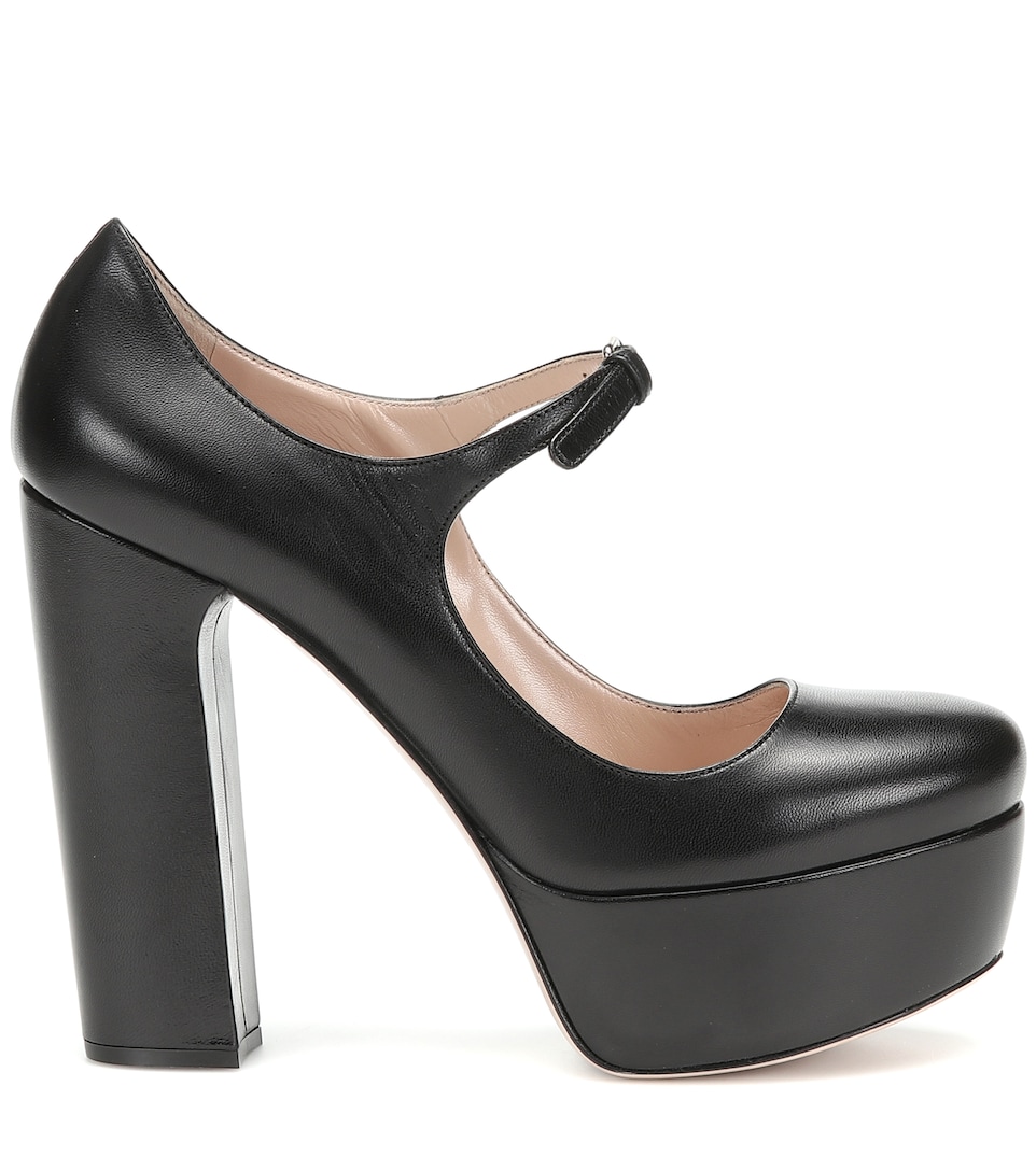 miu miu platform mary janes