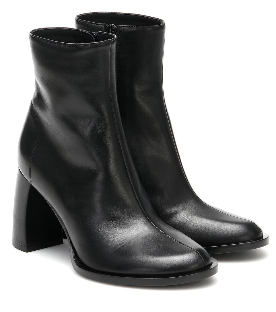 ann demeulemeester wedge boots