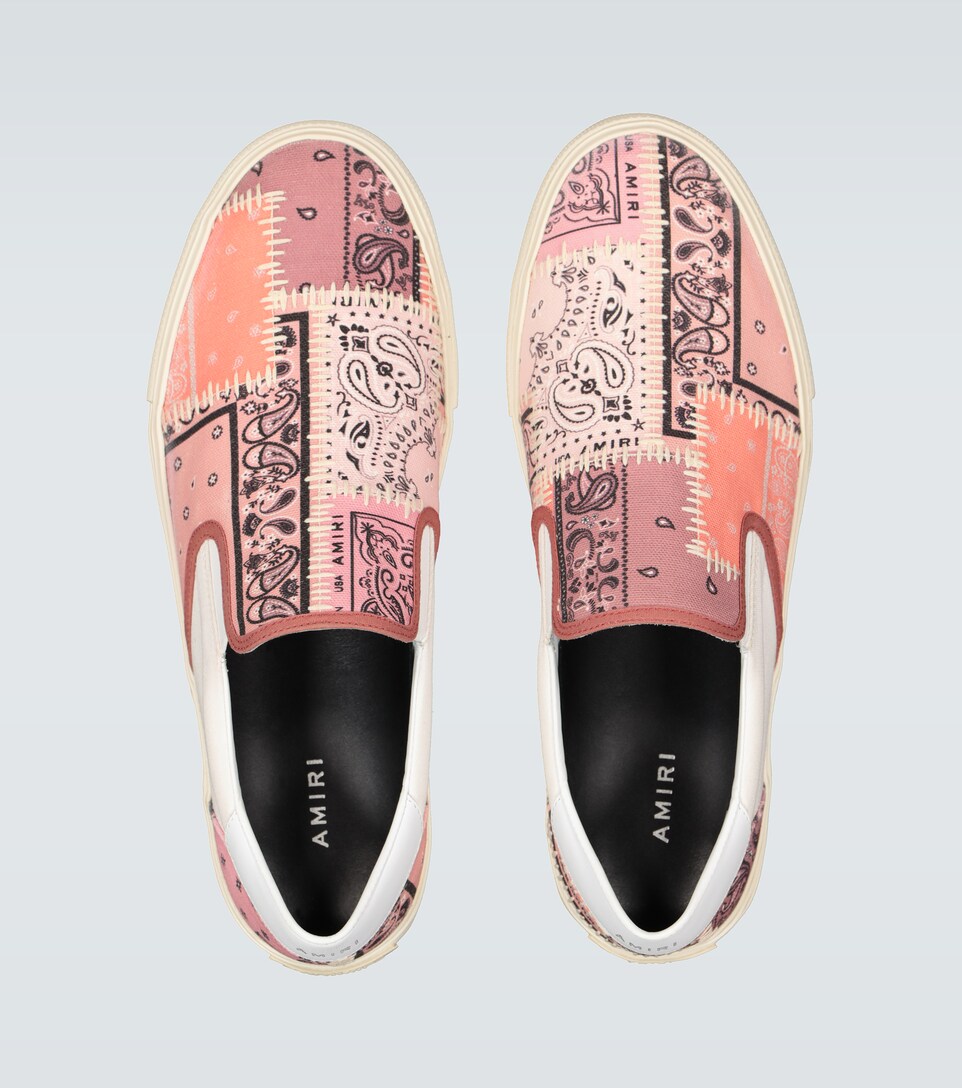 Bandana Reconstructed Slip-On Shoes 