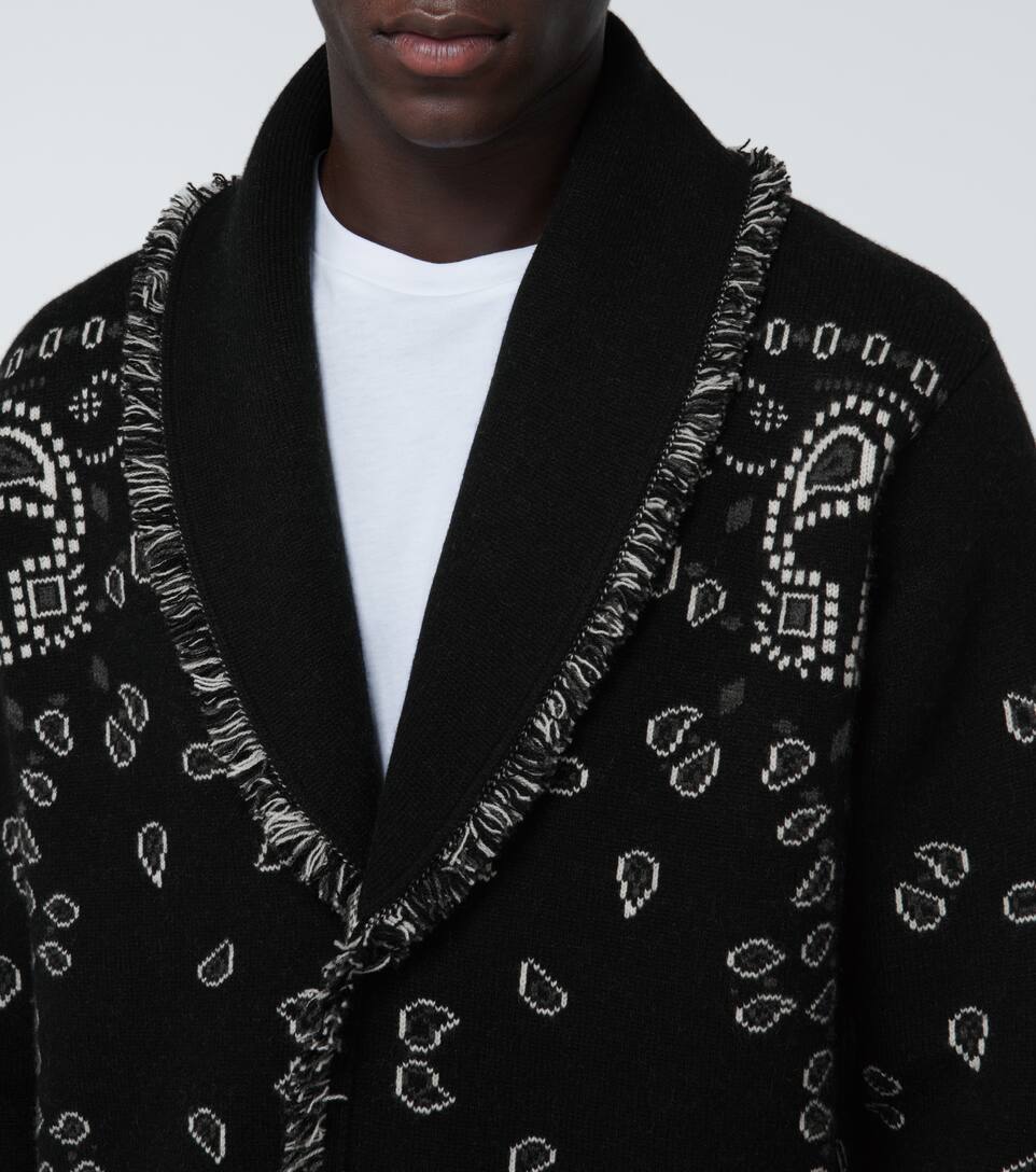 Bandana jacquard cardigan Bandana jacquard cardigan