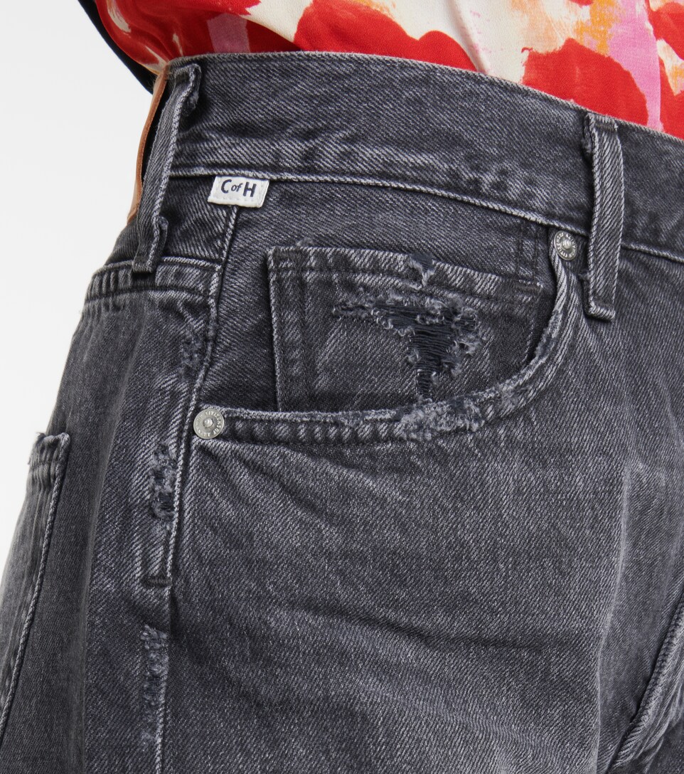 Marlow high-rise denim shorts 